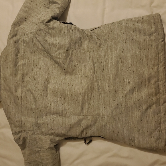 Heather grey & pink Polar Edge ski jacket - Picture 3 of 7